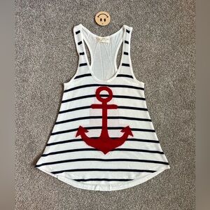 Nautical Striped Tank